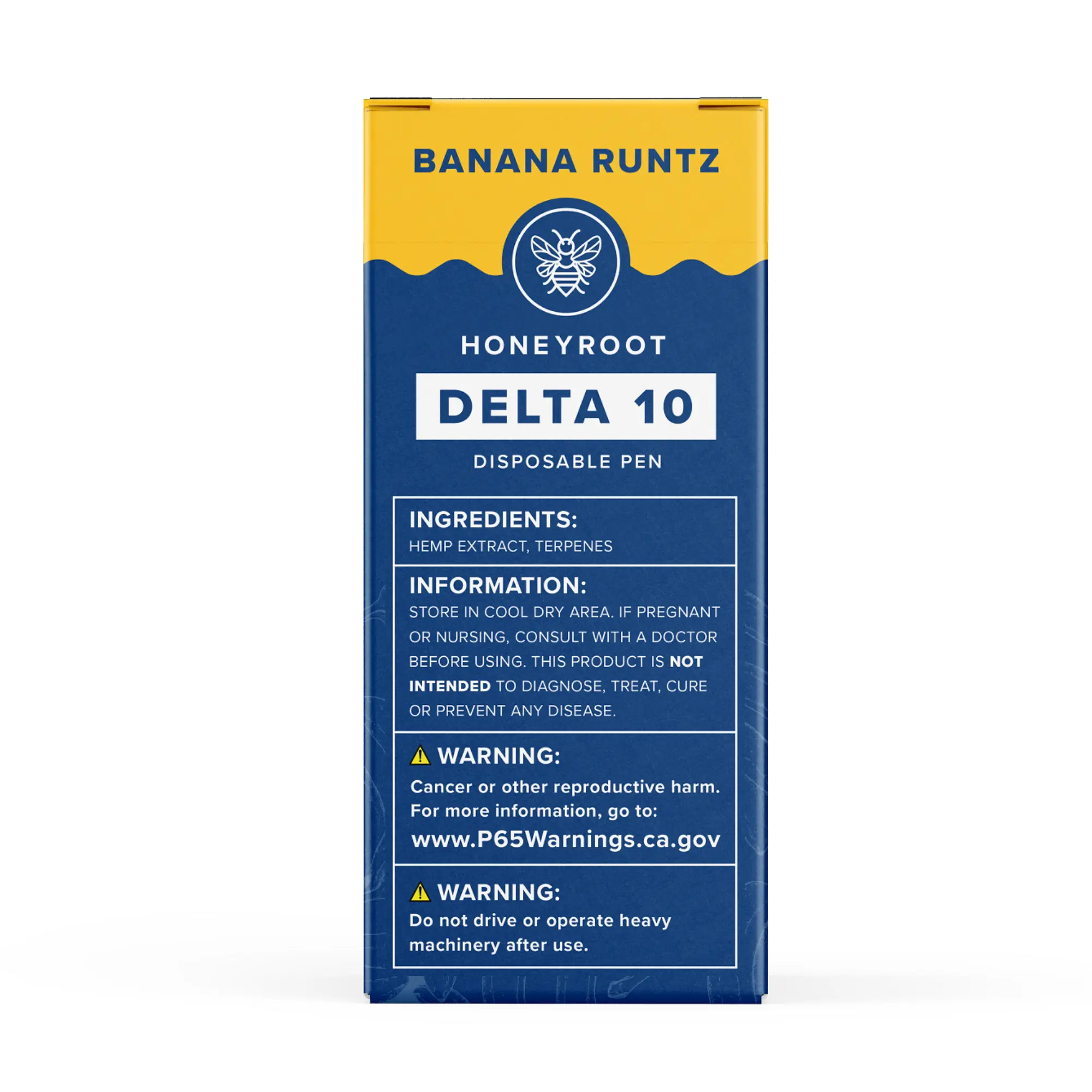 Banana Runtz-D10 disposable back